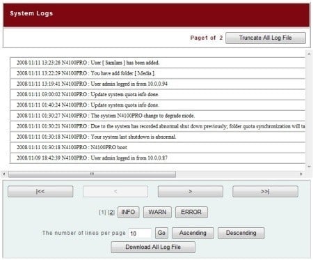 Thecus N4100PRO Four-Drive NAS Server
