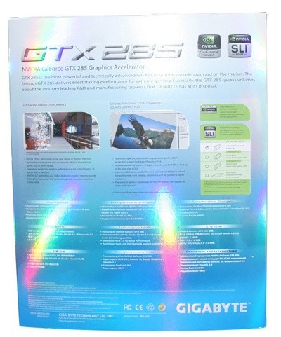 GIGABYTE GeForce GTX 285 Graphics Card