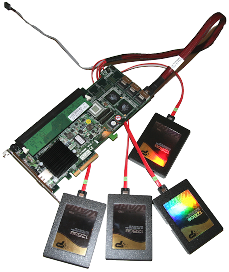RAID Performance with four Patriot Warp 2 SSDs - Up to 660MB/s