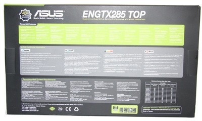 ASUS GeForce ENGTX285 TOP Graphics Card