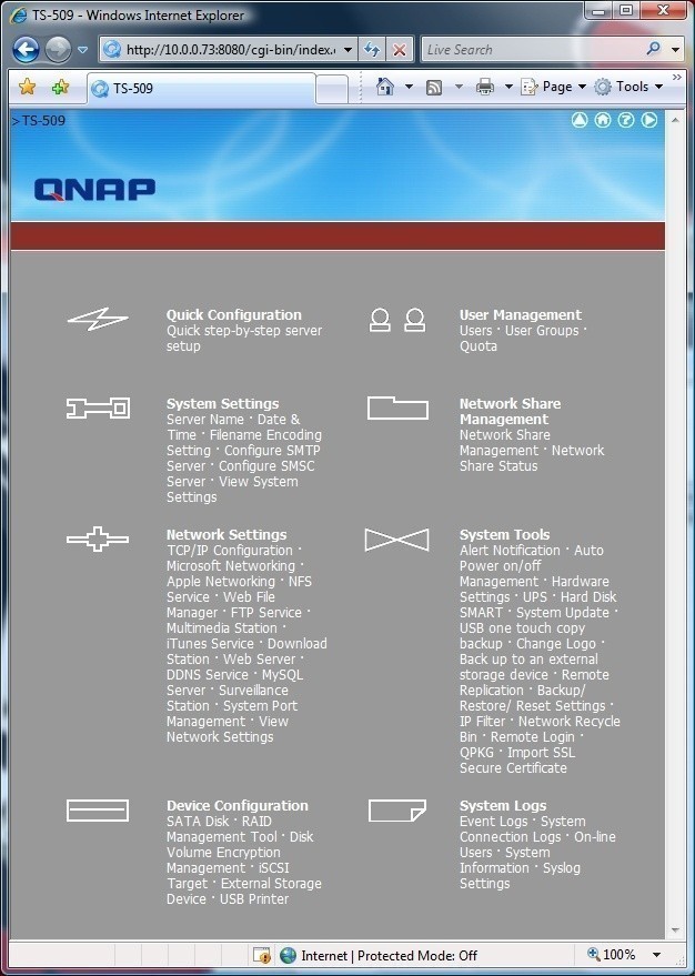 QNAP TS-509 Pro 5-Drive NAS Server