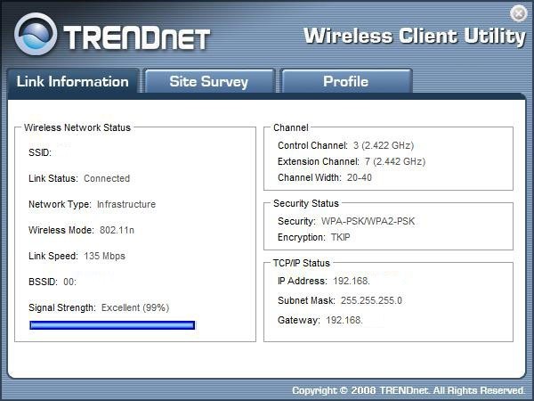 TRENDnet TEW-645UB High Power Wireless N USB Adapter