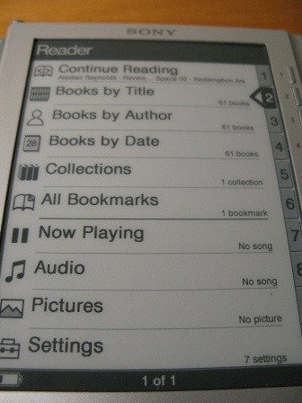 Sony PRS-505 E-Book Reader