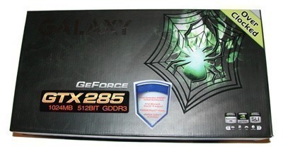 Galaxy GTX 285 Overclocked Graphics Card