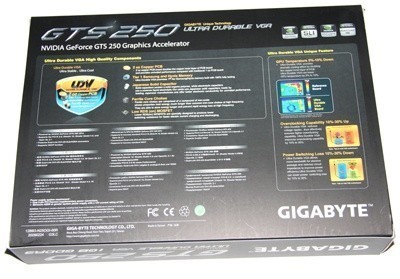 GIGABYTE GTS 250 1GB Graphics Card