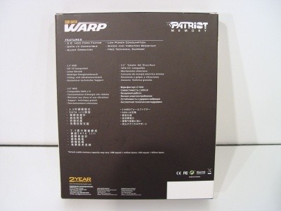 Patriot Warp V3 256GB SSD