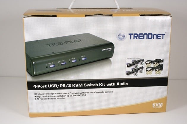 TRENDnet TK-IP101 KVM IP Switch with TK-423K KVM