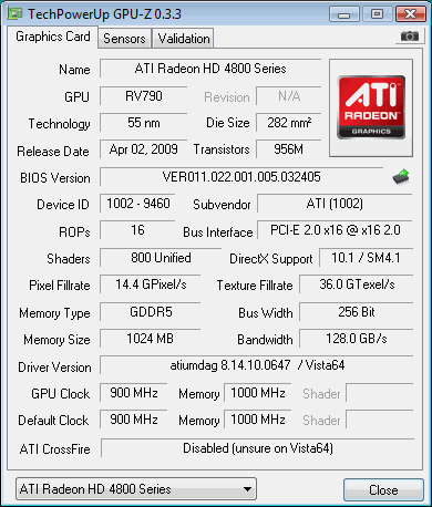 HIS HD 4890 Turbo Graphics Card