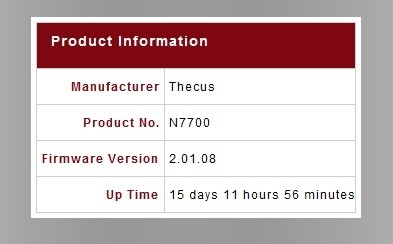 Thecus N7700 7 Drive NAS Server
