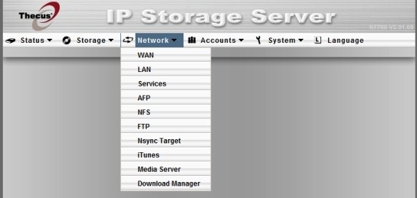 Thecus N7700 7 Drive NAS Server