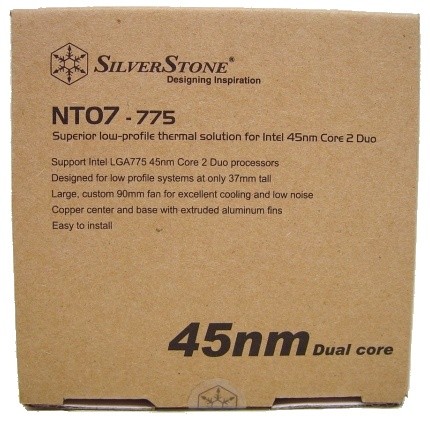 SilverStone Nitrogon NT07-775 Low Profile CPU Cooler
