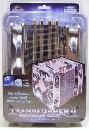Evercool Transformer 4 HPJ-12025 CPU Cooler