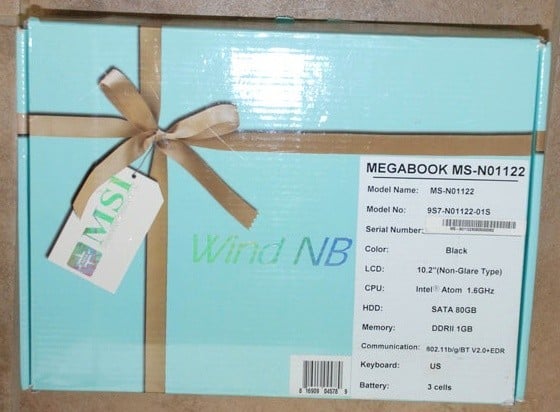 MSI Wind U100 Netbook