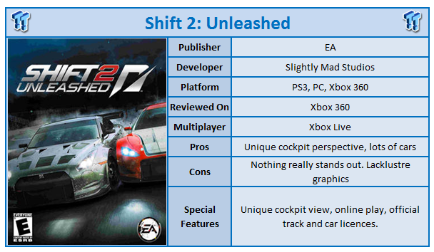Need For Speed Shift 2 Unleashed Xbox 360 Review Tweaktown
