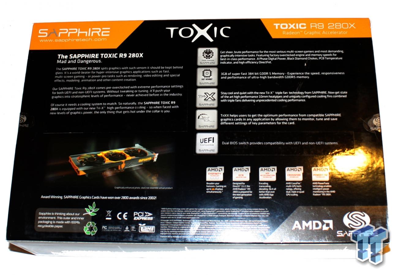 Sapphire Radeon R9 280x 3gb Toxic Video Card Review Tweaktown