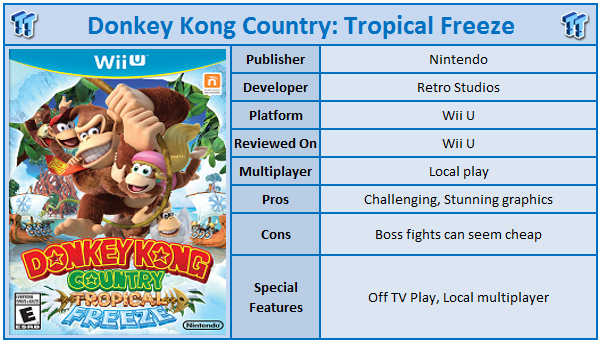 Donkey Kong Country Tropical Freeze Nintendo Wii U Review Tweaktown