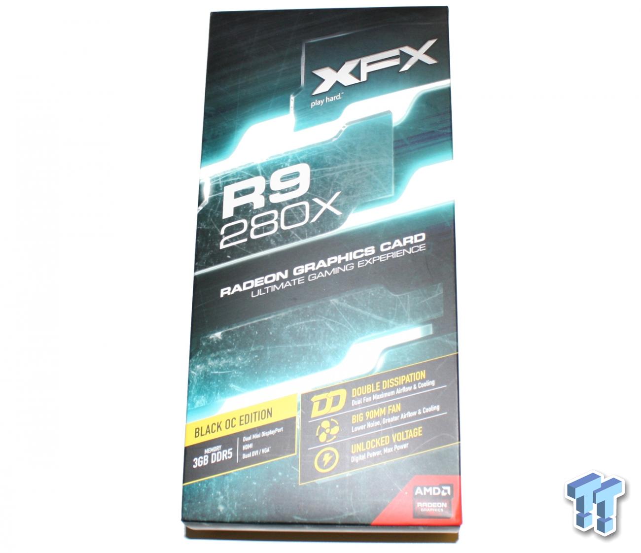 Xfx Radeon R9 280x 3gb Double D Black Edition Oc Video Card Review Tweaktown