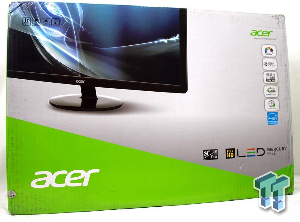 Acer S241hl Bmid 24 Inch 5ms Full Hd Monitor Review Tweaktown