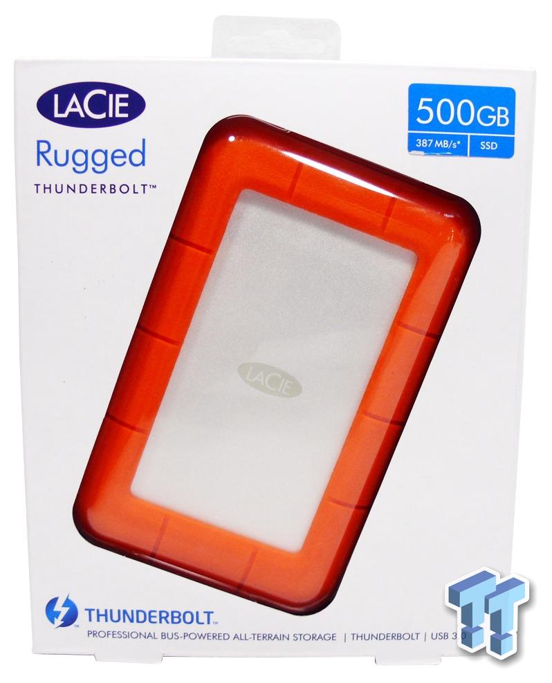 Lacie Rugged Usb 3 0 Thunderbolt 500gb External Storage Ssd Review Tweaktown
