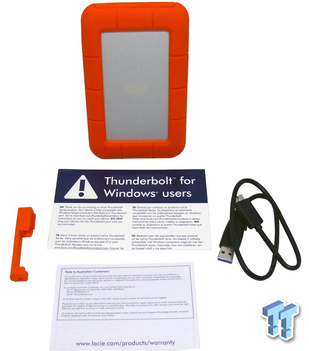 Lacie Rugged Usb 3 0 Thunderbolt 500gb External Storage Ssd Review Tweaktown