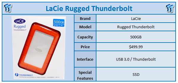 Lacie Rugged Usb 3 0 Thunderbolt 500gb External Storage Ssd Review Tweaktown