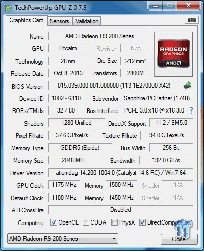 Sapphire Radeon R9 270x 2gb Vapor X Oc Overclocked Video Card Review Tweaktown