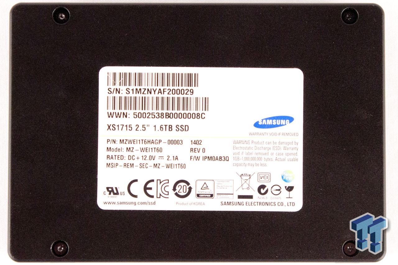 Samsung Xs1715 1 6tb 2 5 Inch Nvme Pcie Enterprise Ssd Review Tweaktown