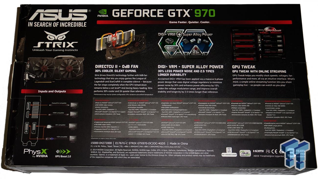 Asus Geforce Gtx 970 4gb Strix Oc Video Card Review Tweaktown