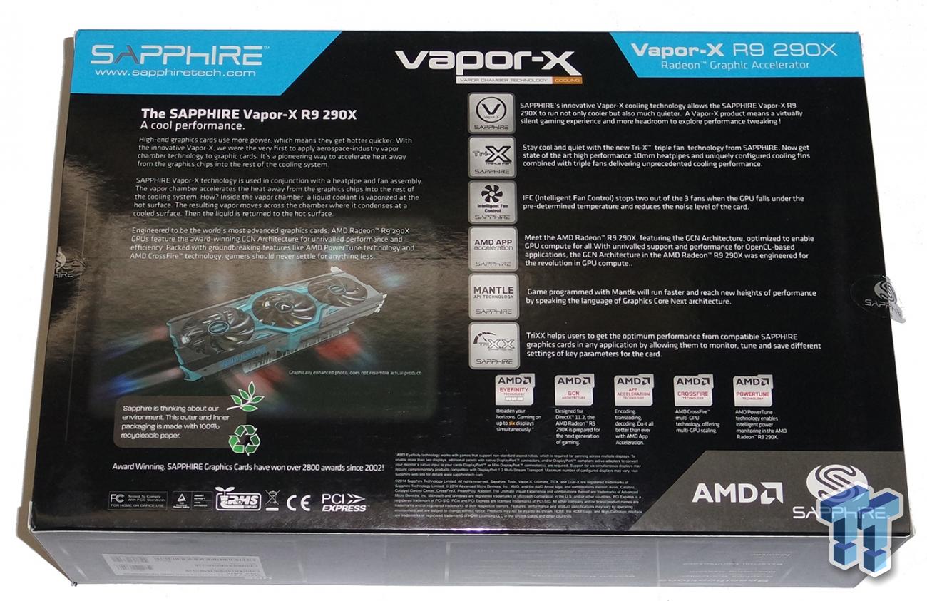 Sapphire Radeon R9 290x 8gb Vapor X Oc Video Card Review Tweaktown