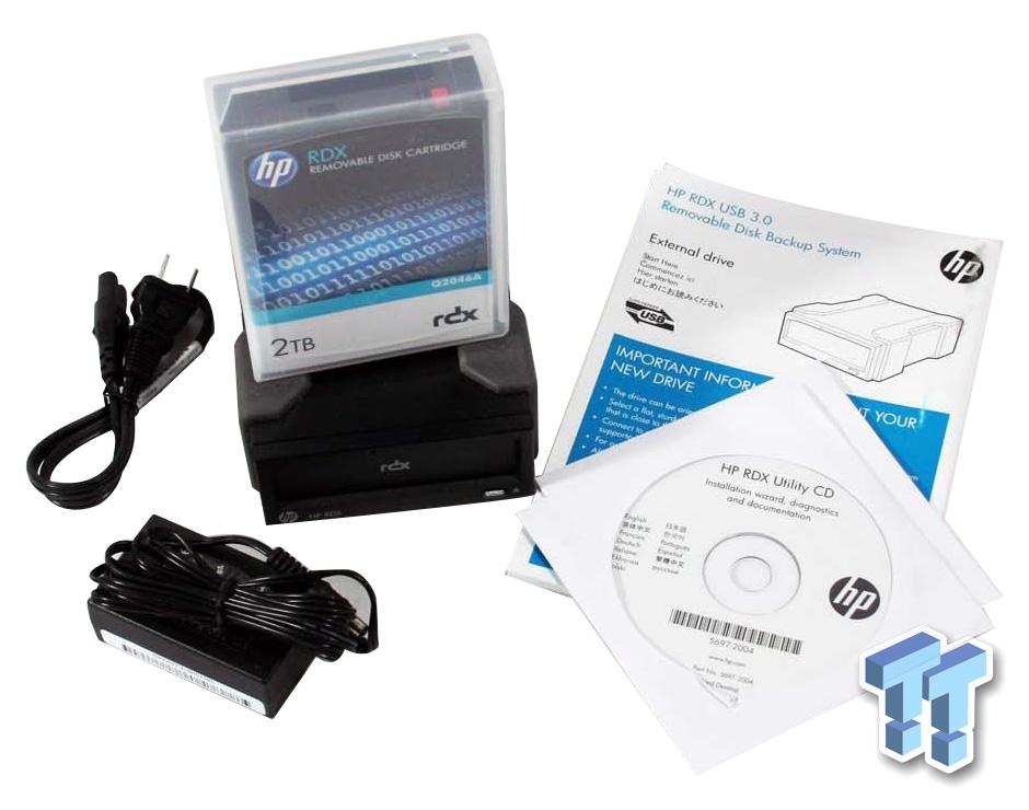 HP StorageWorks RDX Disk Backup USB 3.0 System Review TweakTown