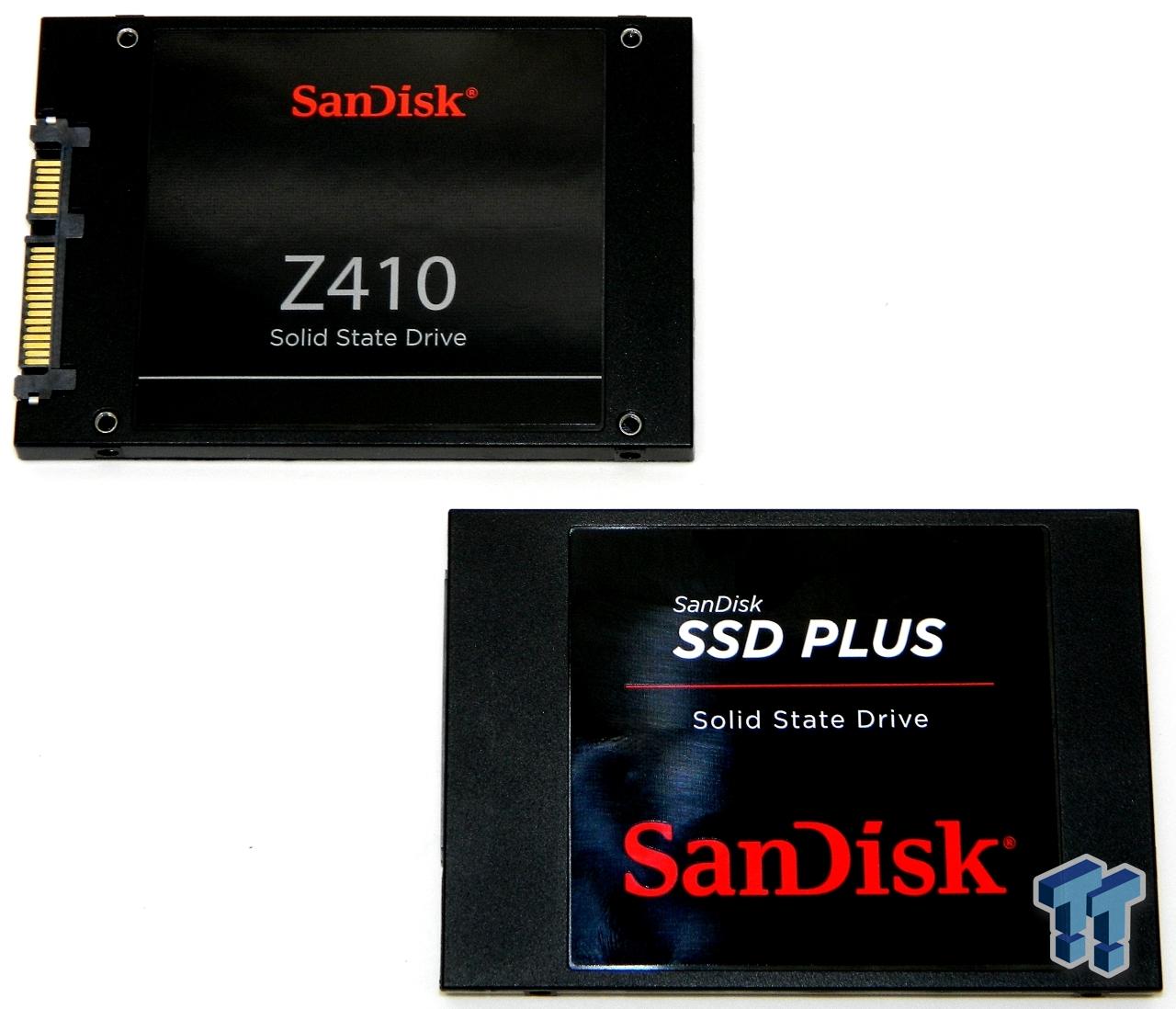 Sandisk Ssd Plus And Z410 Sata Iii Ssd Review Tweaktown