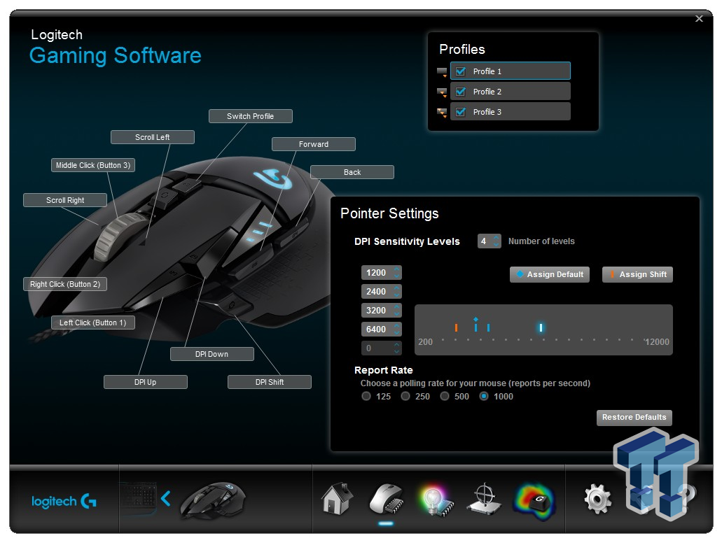 Logitech G502 Proteus Spectrum Rgb Tunable Gaming Mouse Review Tweaktown