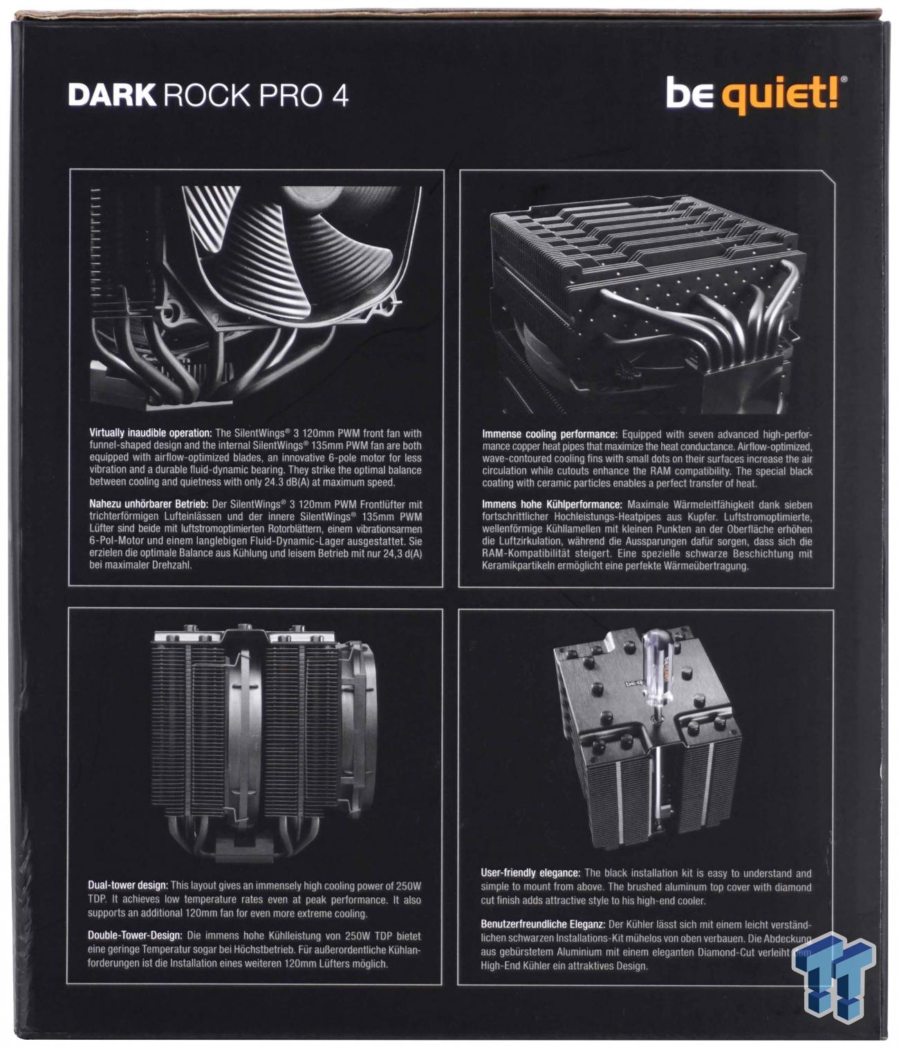Be Quiet Dark Rock 4 And Dark Rock Pro 4 Review Inaudible