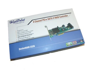Highpoint RocketRAID 2320 - Servers go SATA PCI-E