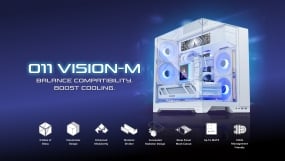Lian Li O11 Vision-M and HydroShift II OLED Curved 360TL