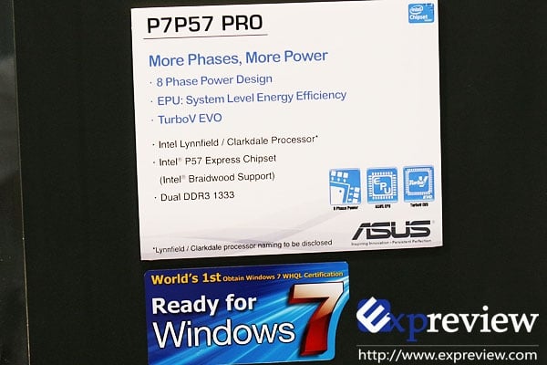 ASUS Shows Off P57 Based Motherboard