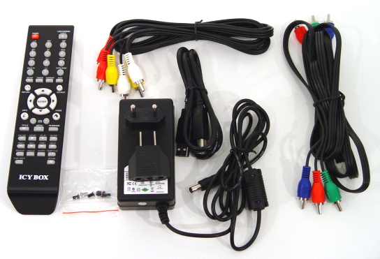 RaidSonic Icy Box IB-MP309HW-B HD Network Media Player