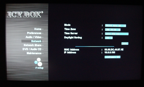 RaidSonic Icy Box IB-MP309HW-B HD Network Media Player