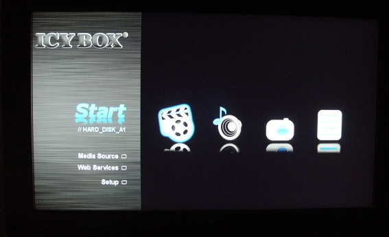 RaidSonic Icy Box IB-MP309HW-B HD Network Media Player