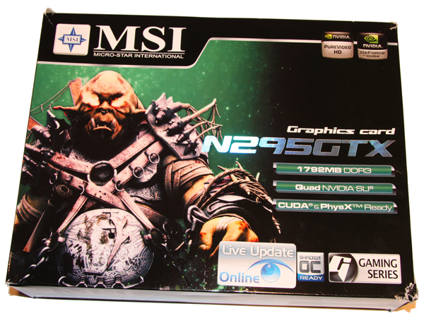 MSI GTX 295 Graphics Card