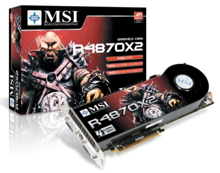 AMD HD 4870 X2 can't help but share its excitement