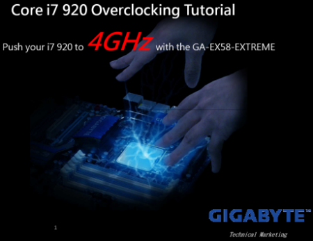 Gigabyte Shows How To Overclock I7 9 Cpu To 4ghz Tweaktown