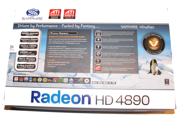 Sapphire HD 4890 2GB Vapor-X Graphics Card