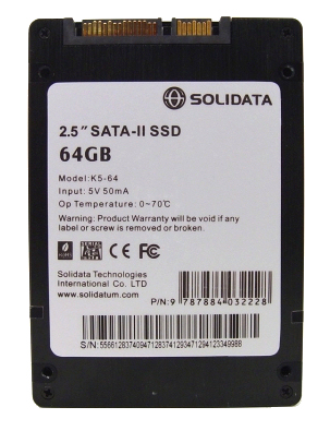 Solidata K5-64 SLC Indilinx Solid State Drive