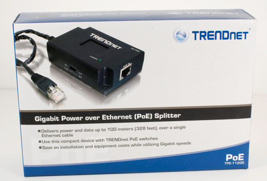 TRENDnet TPE-112GS Gigabit Power over Ethernet Splitter