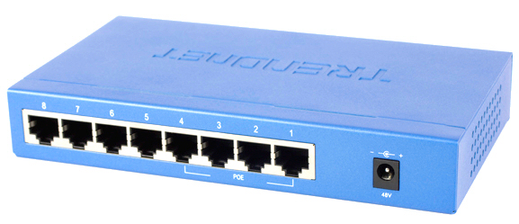 TRENDnet TPE-S44 8-Port 10/100 Power over Ethernet Switch