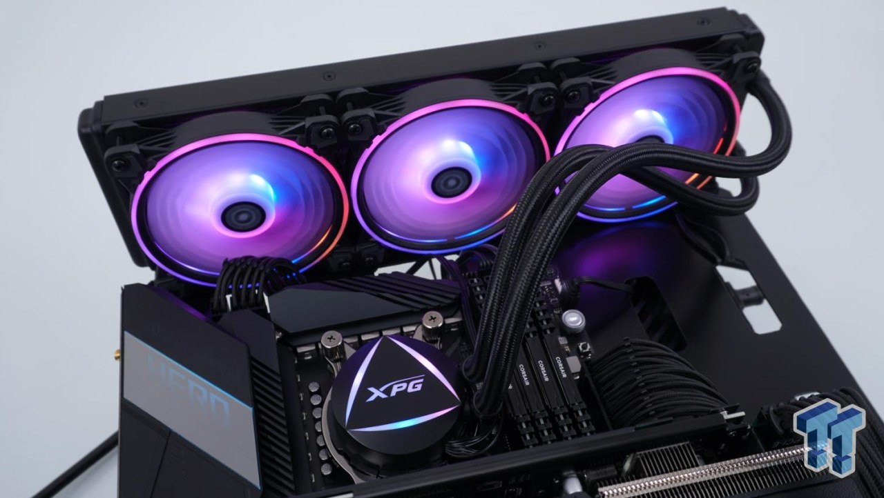 XPG Levante 360 Addressable RGB CPU Liquid Cooler Review