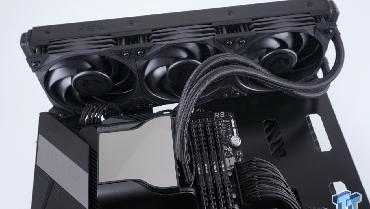 MSI MEG CORELIQUID S360 Liquid Cooling CPU Cooler Review