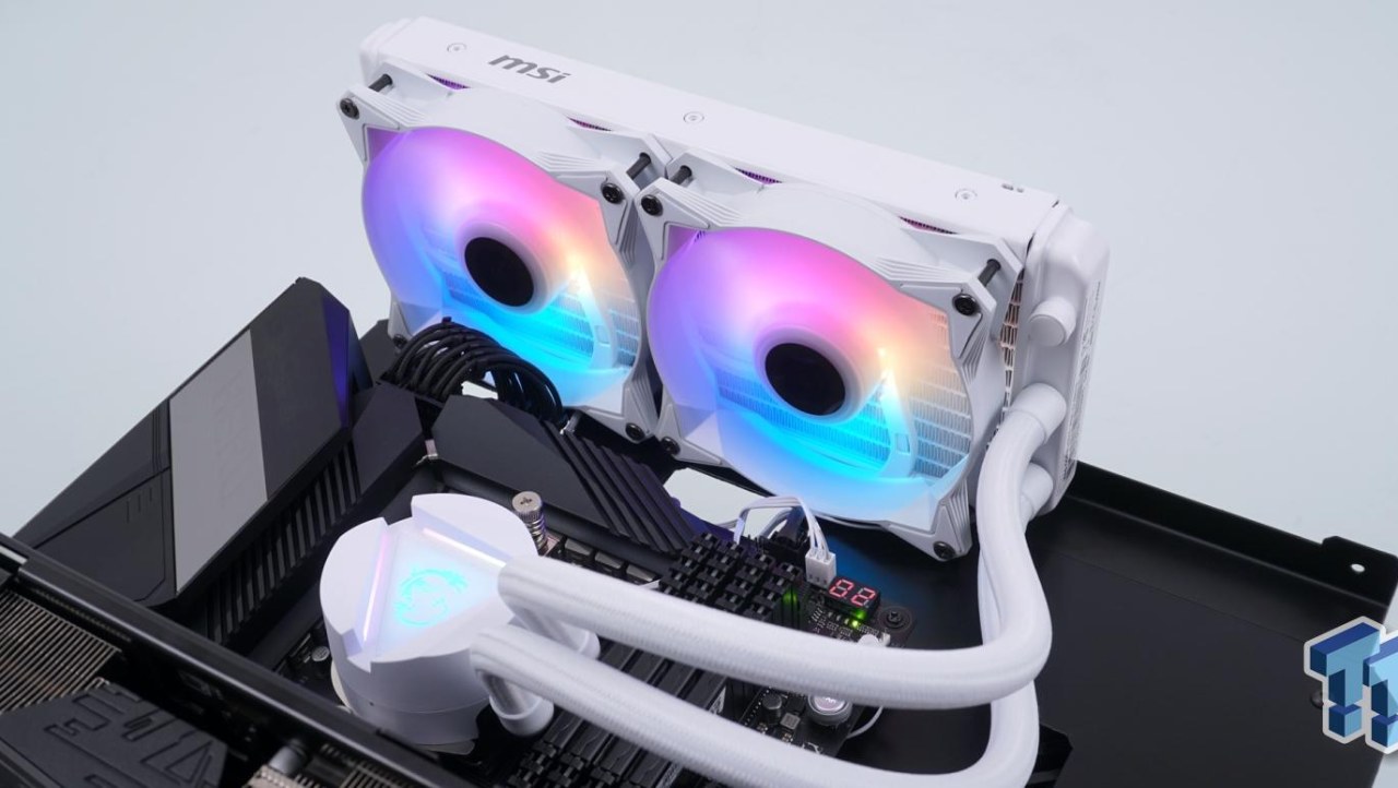 MSI MAG Coreliquid 240R V2 White CPU Liquid Cooler Review