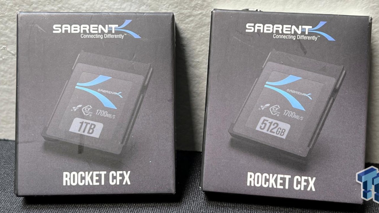 Sabrent Rocket CFX Express Type-B 512GB & 1TB Memory Cards Review